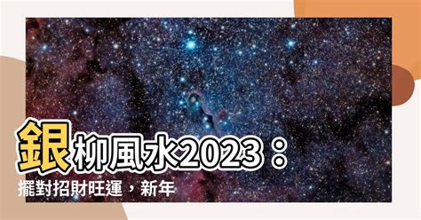 銀柳風水2023|銀柳風水2023：何種顏色最旺運？